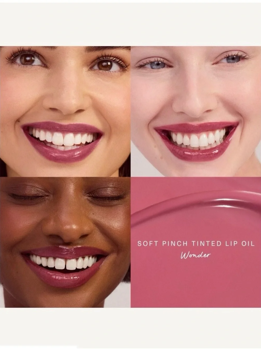 Rare Beauty Soft Pinch Tinted Lip Oil-Wonder NWT